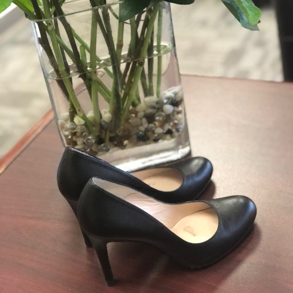 LK Bennett round top office heels